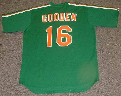 DWIGHT GOODEN New York Mets 1985 Majestic Cooperstown Throwback 