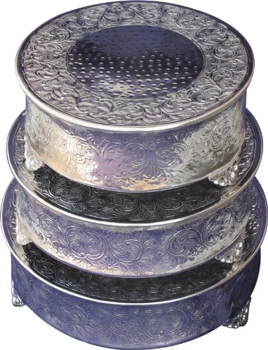Professional Quality Wedding Cake Stand Set/3 Round 18