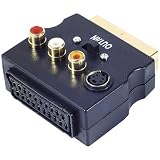 Adaptateur PERITEL Male/Femelle 3xRCA + S-Video