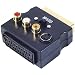 Adaptateur PERITEL Male/Femelle 3xRCA + S-Video