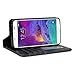Galaxy Note 5 Case, GMYLE Book Case Vintage for Galaxy Note 5 V SM-N920 - Black PU Leather Stand Case Cover