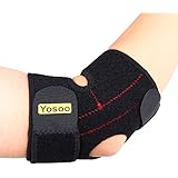 Yosoo Adjustable Neoprene Tennis Golfers Elbow Brace Wrap Arm Support Strap Band