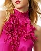 Cascading Ruffle Halter Top Product Image