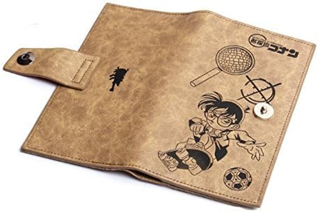 Detective Conan Kudou Shinichi Pu Leather Purse Long Wallet Wal105