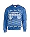 Jacted Up Tees Happy Hanukkah Ugly Sweater Design CREW Sweatshirt SHIPS FROM OHIO USA