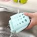 TuuTyss Kitchen Sink Plastic Draining Saddle Sponge Holder,Sponge and Scouring Pad Caddy-Grey