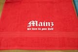 Produkt-Bild: Mainz - wir feiern die ganze Nacht; St&auml;dte Badetuch