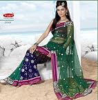 Designer Embroidered Saree with Blouse - 25008