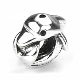 Moress Dolphin Solid Sterling Silver Charm Bead for European Charm Bracelet