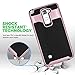 For LG Stylo 2 Plus / MS550,Ikevan Newest Fashion Premium Rugged Rubber Hard Back Case Cover Skin For LG Stylo 2 Plus / MS550 (Rose Gold)