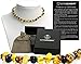 Amber Teething Necklace For Babies - (Multicolored)(Unisex) By Cutie Academy - Certified High Quality - Natural Drool Reducing and Gentle Pain Relieving Properties