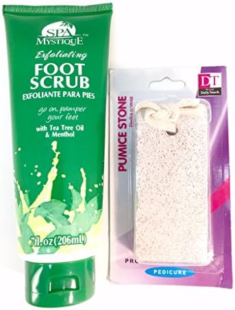 Foot Scrub-spa Mystique Exfoliating Foot Scrub with a Free Pumice Stone