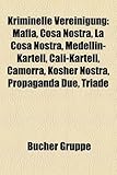 Kriminelle Vereinigung: Mafia, Cosa Nostra, La Cosa Nostra, Medellin-Kartell, Cali-Kartell, Camorra, Kosher Nostra, Propaganda Due, Triade-