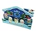 Illuminated Jolly Snowman Lights and 3 Melodies Pop Up Christmas Greeting Card / Christmas Card