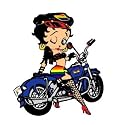 Pride Betty Boop Gay Pride Biker Sticker Decal Lesbian LBGT Rainbow