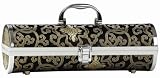 Gala Black Silk Wine Purse