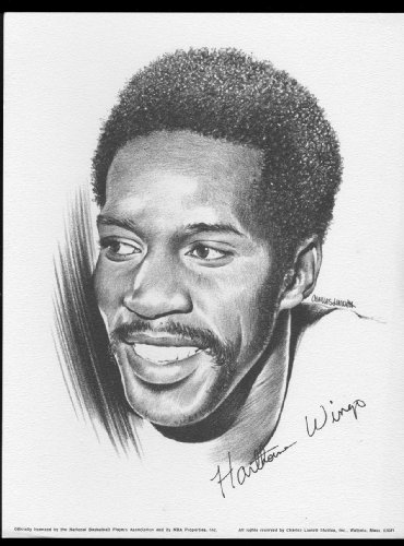 1974 Harthorne Wingo New York Knicks Lithograph
