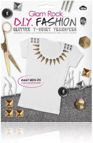 DIY Fashion - Glitter T-shirt Transfers Glam Rock