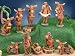 Moose Nativity Scene Model Sculpture Figure Figurine Statue Decor