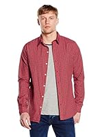 New Caro Camisa Hombre Clementi (Rojo)