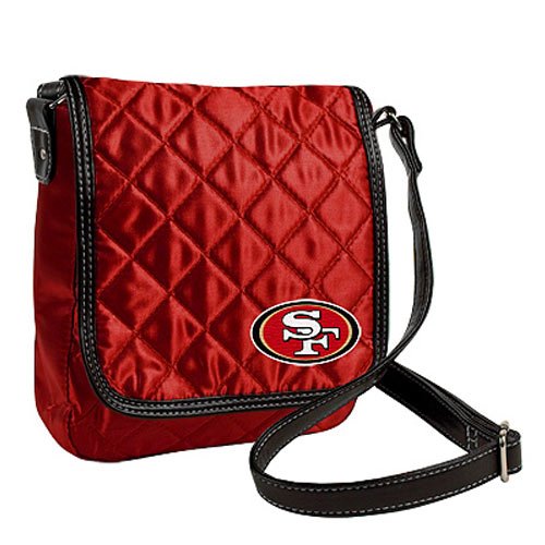 San Francisco 49ers Quilted Purse, Dark Red