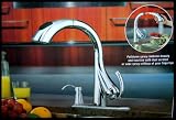 WaterRidge Chrome Kitchen Faucet with Stainless Pull Out