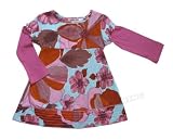 Foliage Beautiful Flower Print Dress and Onesie in One