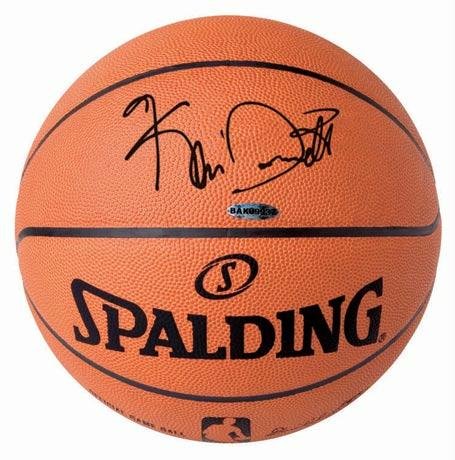 Boston Celtics Kevin Garnett Autographed Spalding Basketball