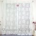 Beautiful Jacquard Sheer Lace Curtain 1 Set -BIG Flower