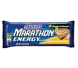 Snickers Marathon Multi Grain Crunch Energy Bar, 1.94-Ounce Bars (Pack of 12)