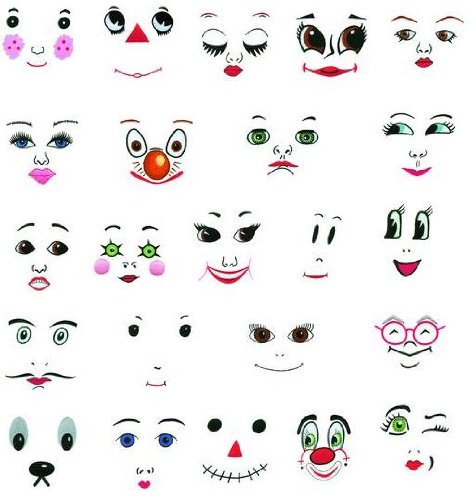 Brother/Babylock Embroidery Machine Card DOLL FACES