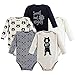 Yoga Sprout Unisex Baby Cotton Bodysuits, Bear Hugs Long Sleeve 5 Pack, 9-12 Months (12M)