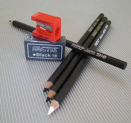 General Pencil Co. Primo Charcoal Pencil Set