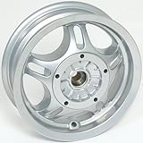 GRIMECA Felge für Piaggio hinten, 10″, silber Piaggio Ice 50, Zip 50 4-Takt, Zip 125