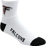 Atlanta Falcons NFL Football Sports Team Logo Men's Quarter Crew Socks Size 8-13