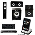 Energy CF-30 Floorstanding/Tower Speaker & CC-5 Center Channel Speaker & CR-10 Surround Speakers & ESW-C8 8-Inch 240 Watt Subwoofer & Yamaha RX-V665BL 630 Watt 7-Channel Home Theater Receiver & Yamaha YDS-11SL iPod Dock for select Yamaha AV Products & Sony BDP-S360 Blu-ray Disc Player Bundle