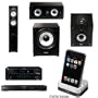 Energy CF-30 Floorstanding/Tower Speaker & CC-5 Center Channel Speaker & CR-10 Surround Speakers & ESW-C8 8-Inch 240 Watt Subwoofer & Yamaha RX-V665BL 630 Watt 7-Channel Home Theater Receiver & Yamaha YDS-11SL iPod Dock for select Yamaha AV Products & So