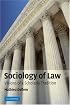 Sociology of Law: Visions of a Scholarly Tradition