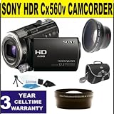 Sony HDR CX560v Camcorder w/ .45x Wide Angle Lens + 2x Telephoto Lens + 3 Year Celltime Warranty 51Obao1IP8L. SL160 Sony HDR CX560v Camcorder w/ .45x Wide Angle Lens + 2x Telephoto Lens + 3 Year Celltime Warranty