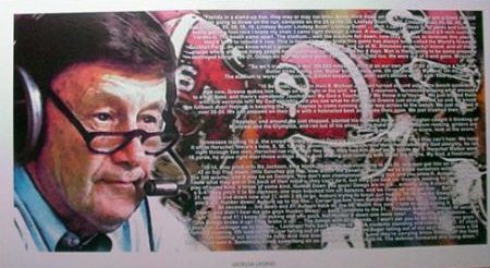 LARRY MUNSON 12X24 POSTER GEORGIA BULLDOGS