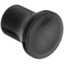 DimcoGray Black Thermoplastic Push-Pull Knob Female, Brass Insert: 1/4-20" Thread x 5/16" Depth, 3/4" Diameter x 3/4" Height x 1/2" Hub Dia x 21/32 Hub Length (Pack of 10)