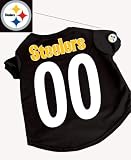 Officially Licensed by the NFL - Pittsburgh Steelers Dog Football Jersey - X-Large (XL)