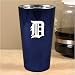 Detroit Tigers Cups, Mugs & Shots : Detroit Tigers Navy Blue Lusterware Pint Cup