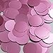 Round Sequin 24mm Orchid Pink Purple Matte Satin Metallic Loose Couture Paillettes
