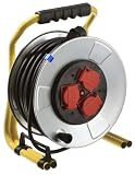 AS-Schwabe 10729 Profi-Metall-Kabeltrommel 40 Meter H07RN-F 3G1,5, IP44 Aussenbereich
