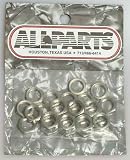 Nuts for Pots and Input Jacks (25 Pieces), Chrome