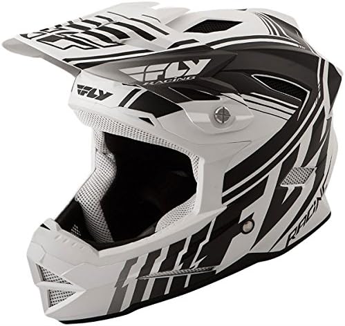 Fly Racing Youth Default BMX Helmet - Matte White/Black / Medium