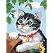 Dimensions PaintWorks/Paint By Number, Curious Kitten