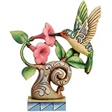 Enesco Jim Shore Heartwood Creek Hummingbird Figurine, 6.25-Inch
