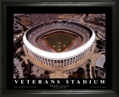 Philadelphia Phillies - Veterans Stadium Aerial - Lg - Framed Poster Print